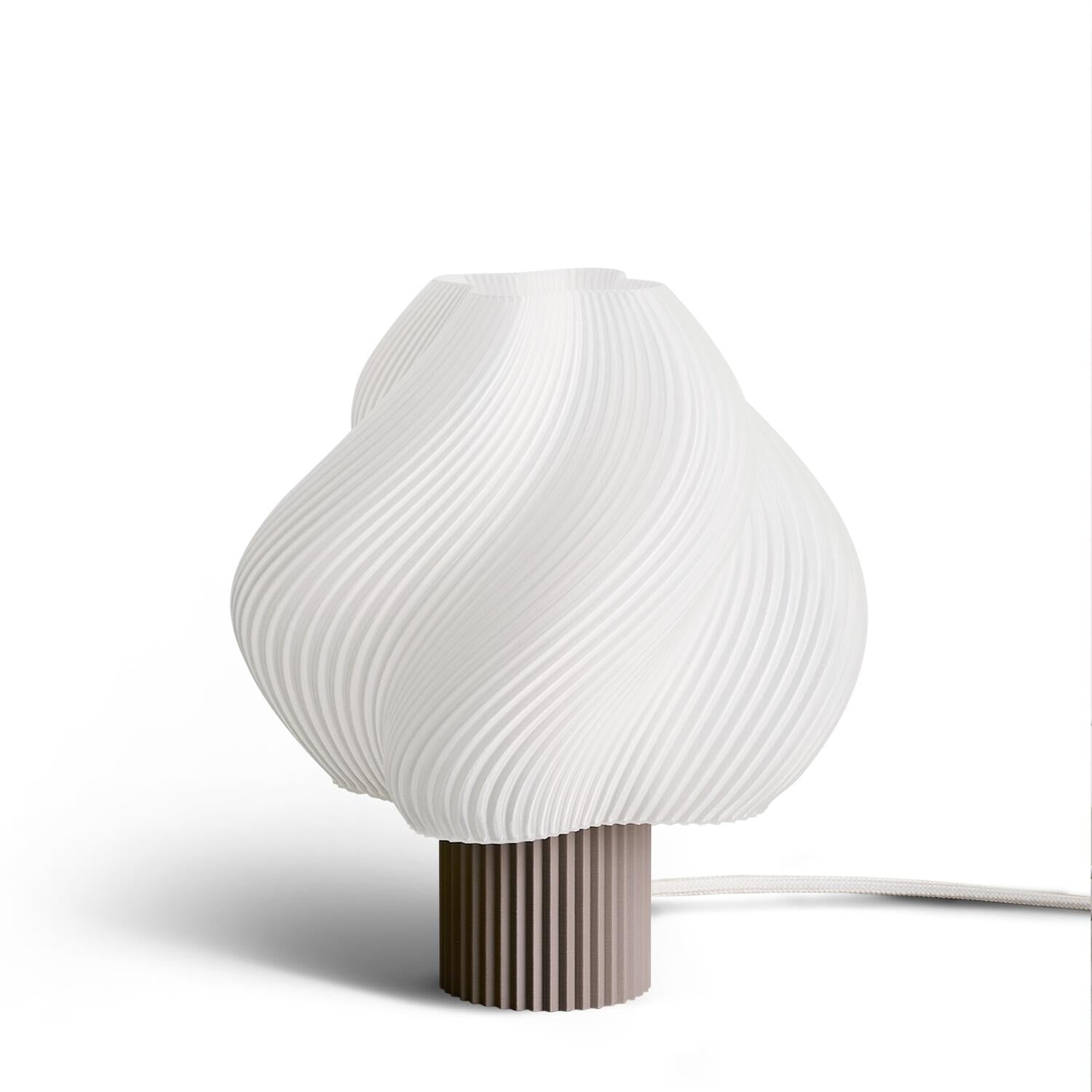 Soft Serve bordlampe, H26 cm - Mocha